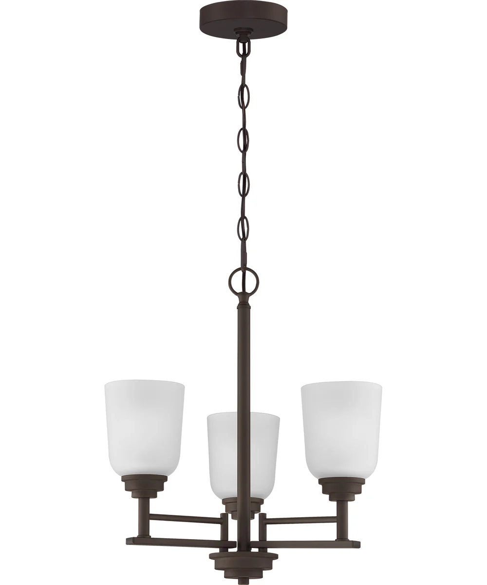 Foley 3-light Chandelier Old Bronze - Image 3