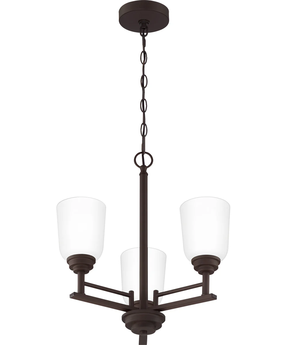 Foley 3-light Chandelier Old Bronze - Image 4