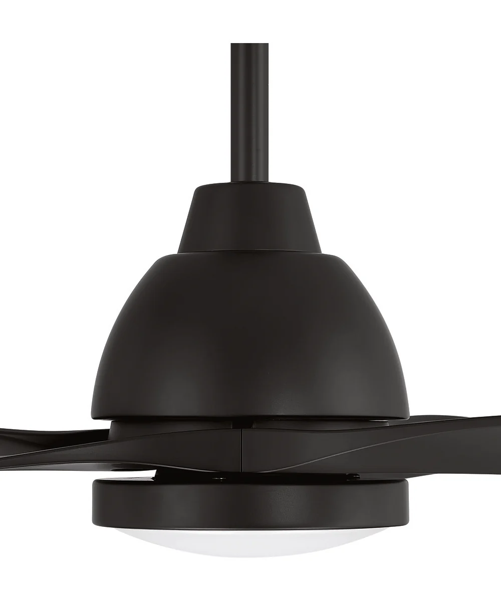 Frazier 56" 3-blade Indoor/ Outdoor Damp Rated Ceiling Fan Fan Flat Black - Image 3