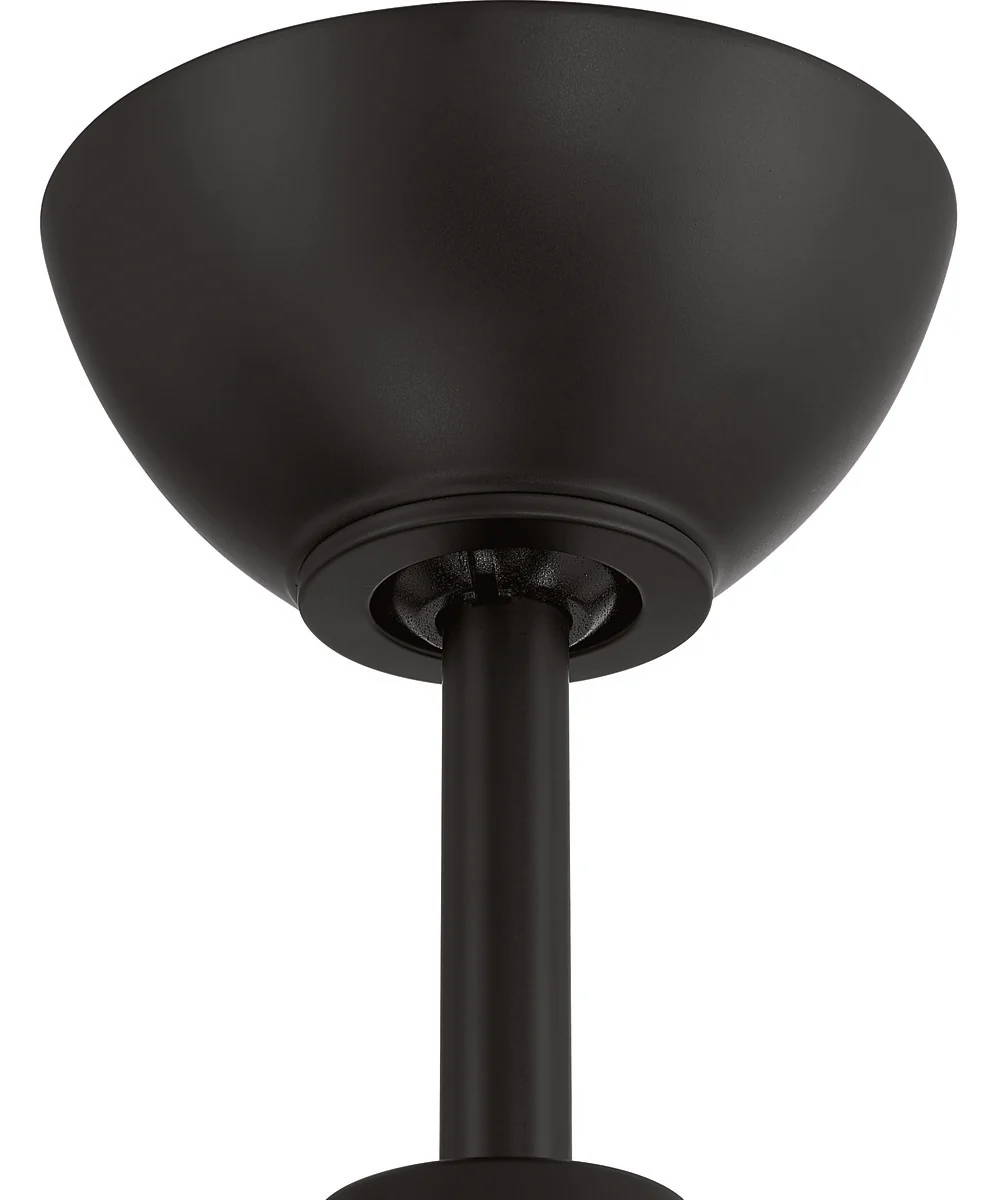 Frazier 56" 3-blade Indoor/ Outdoor Damp Rated Ceiling Fan Fan Flat Black - Image 5