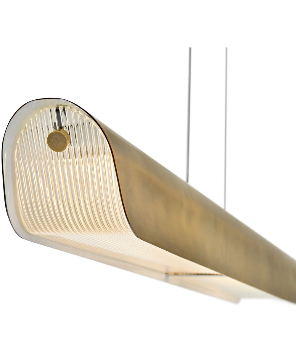 Arco LED-Light Medium Linear in Heritage Brass - Image 7