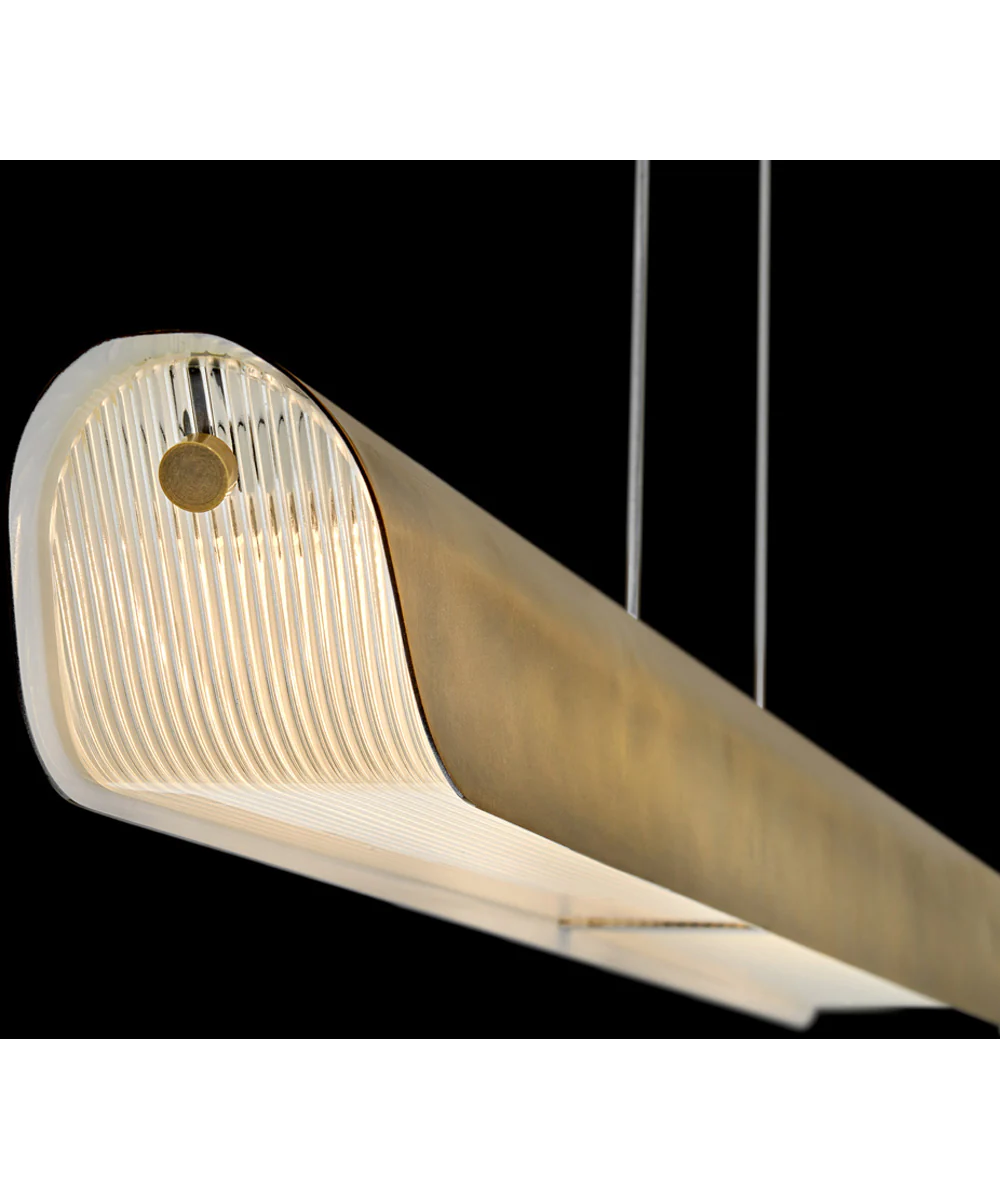 Arco LED-Light Medium Linear in Heritage Brass - Image 8