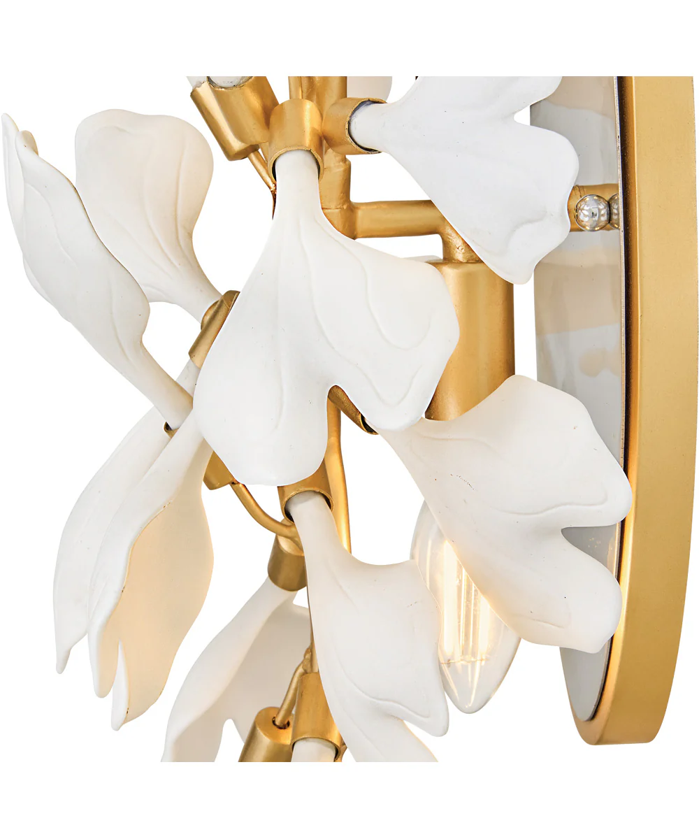 Audra 2-Light Medium Two Light Sconce in Deluxe Gold - Image 5