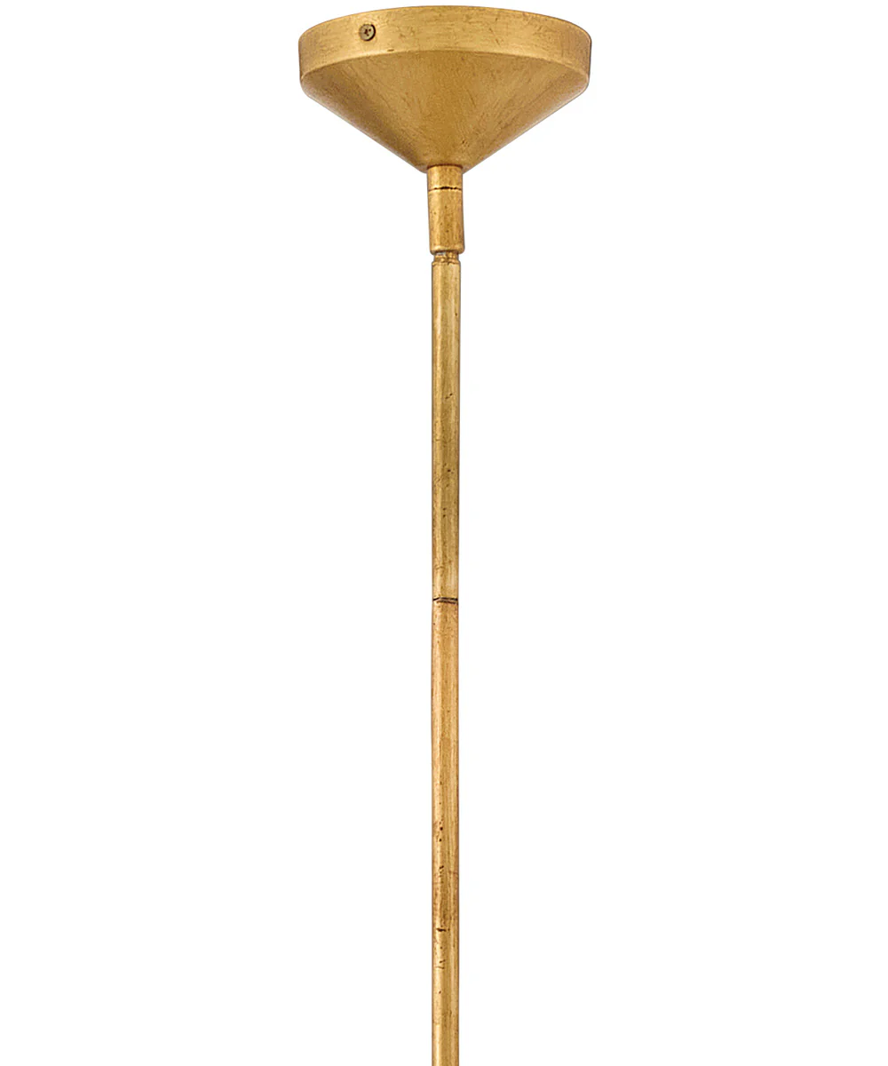 Azalea 3-Light Large Pendant in Distressed Brass - Image 4
