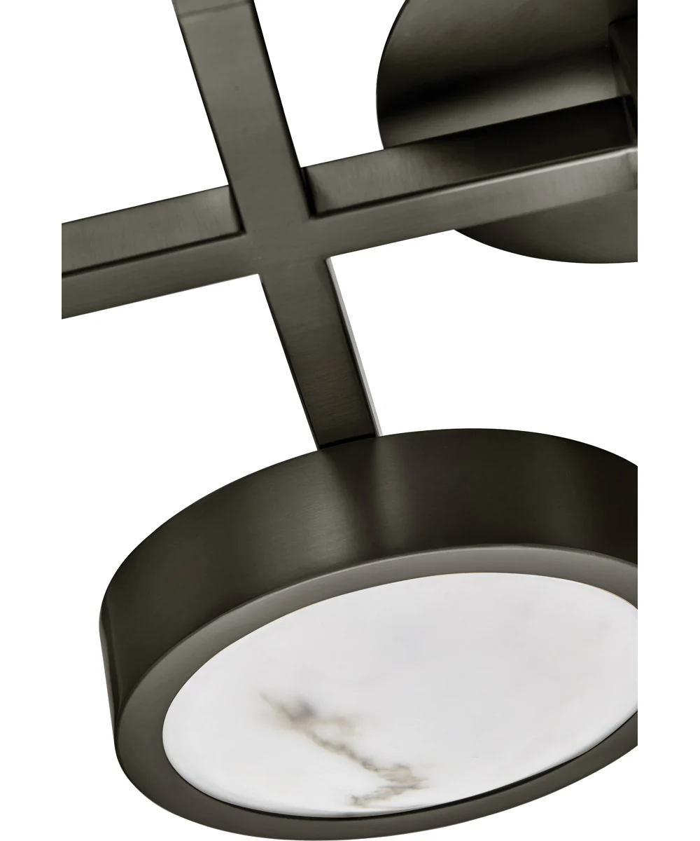 Cava LED-Light Large Flush Mount in Black Oxide - Image 4
