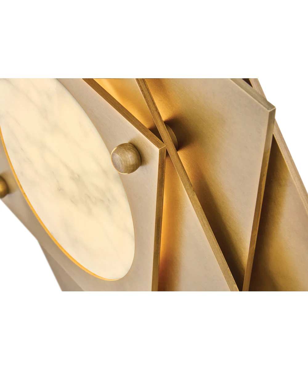 Claude LED-Light Medium LED Flush Mount in Heritage Brass - Image 5