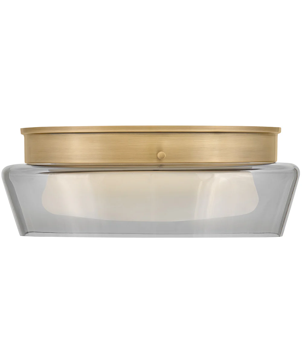 Demi LED-Light Medium Flush Mount in Heritage Brass - Image 3