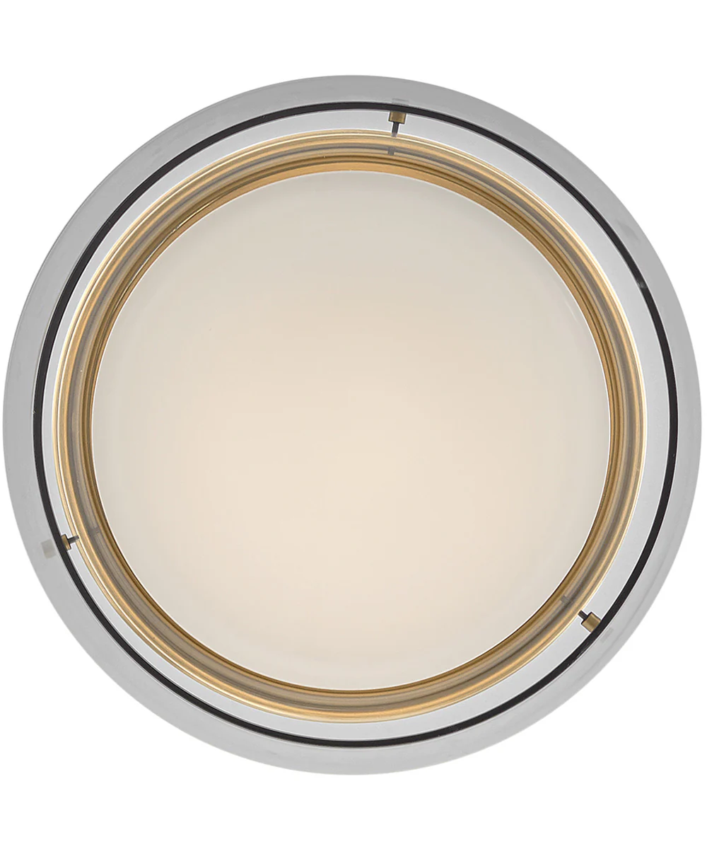Demi LED-Light Medium Flush Mount in Heritage Brass - Image 5