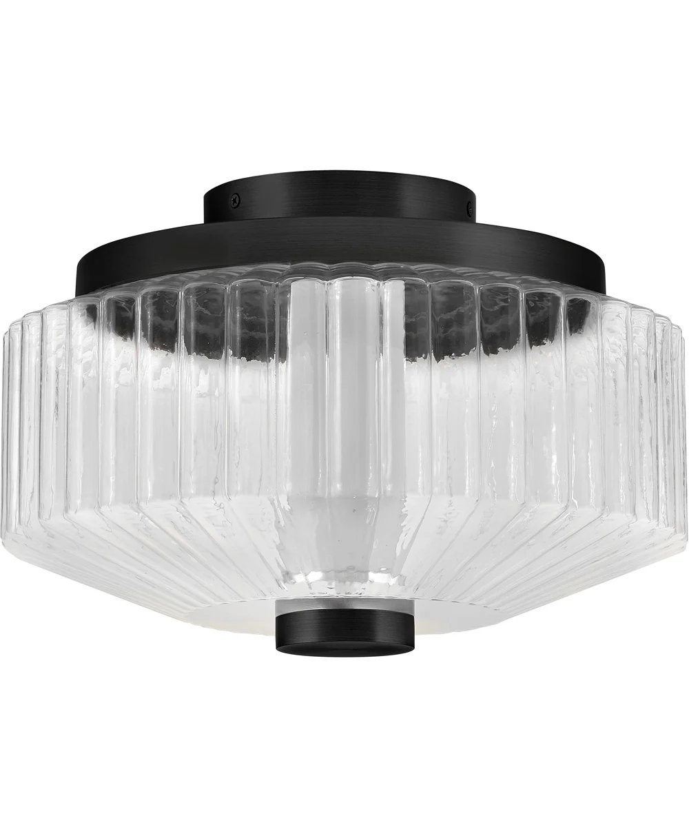 Reign LED-Light Small LED Flush Mount in Black - Image 2