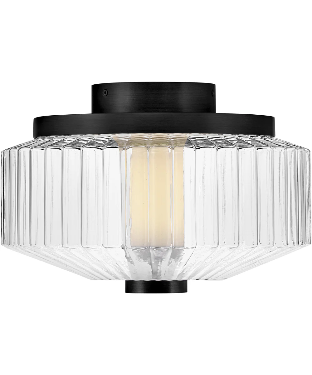 Reign LED-Light Small LED Flush Mount in Black - Image 4
