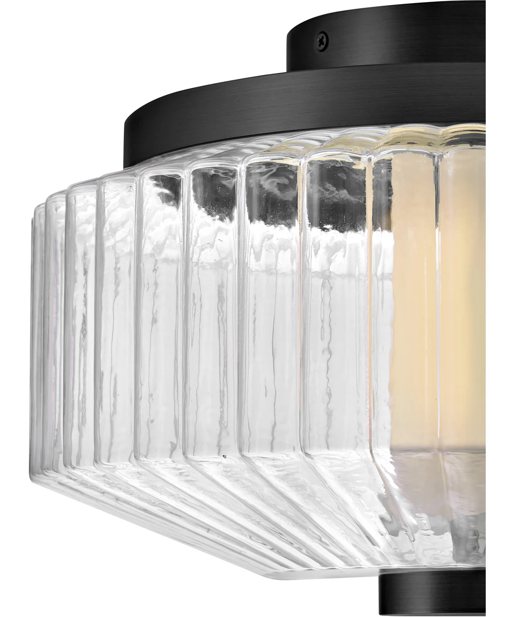 Reign LED-Light Small LED Flush Mount in Black - Image 5