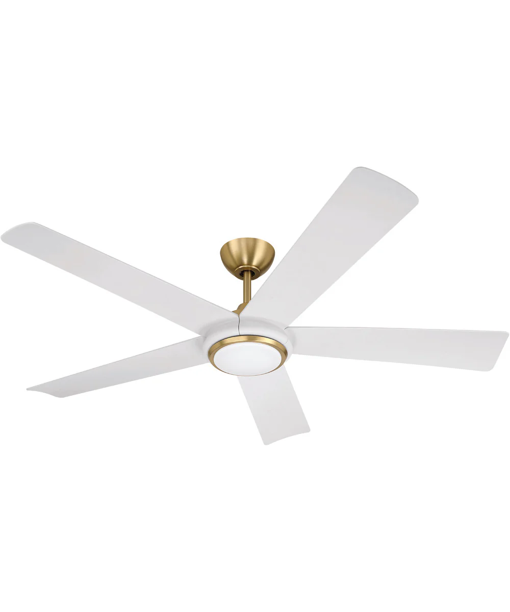 Frye 52" 5-Blade Indoor ceiling Fan 1-Light Fan Satin Brass - Image 6