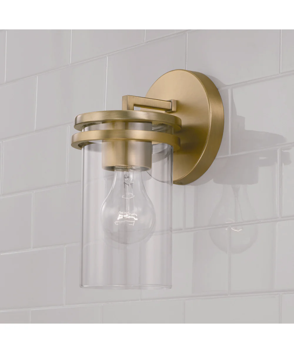 Fuller 1-Light Sconce Aged Brass - Image 2
