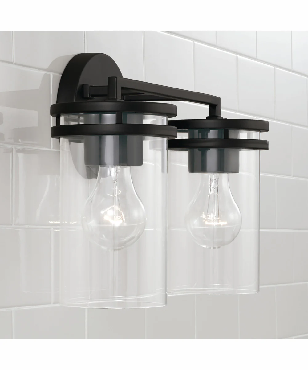 Fuller 2-Light Vanity Matte Black - Image 3