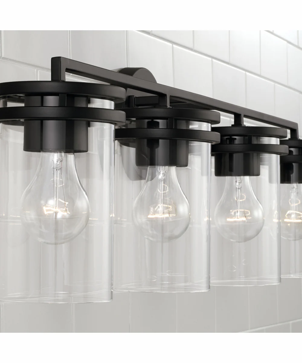 Fuller 4-Light Vanity Matte Black - Image 3