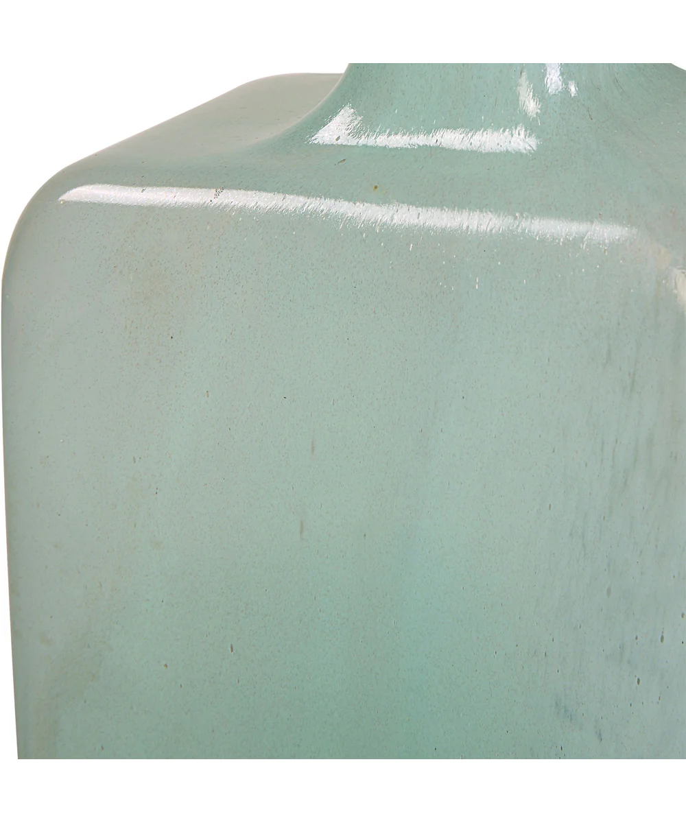 Fuze Aqua & Bronze Vases, Set Of 2 - Image 3