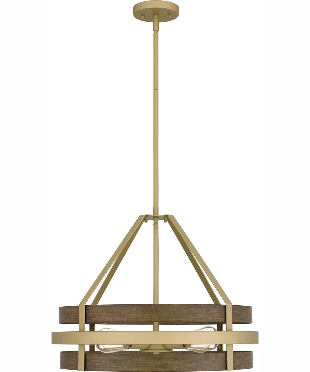 Gadsen 4-light Pendant Champagne Gold - Image 4