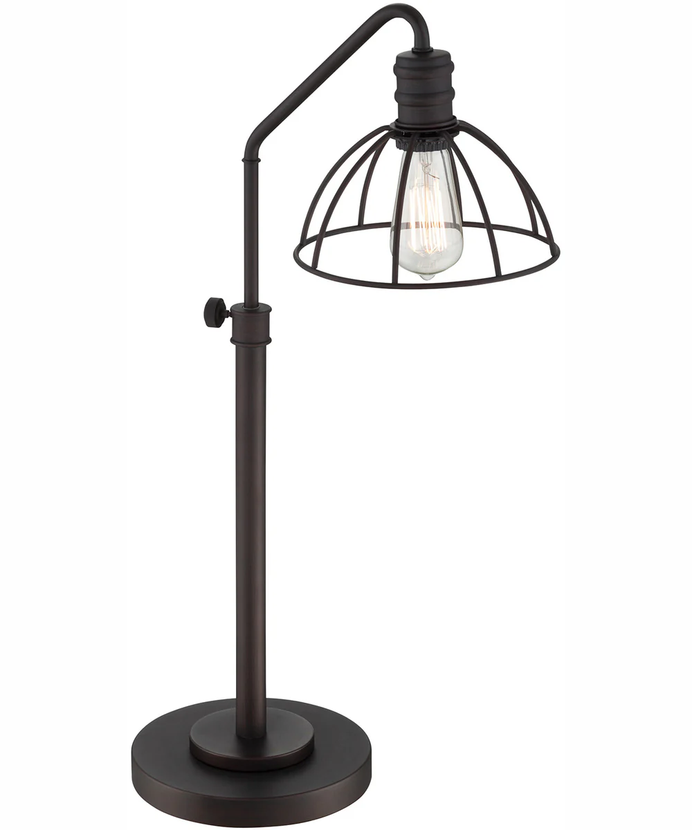 Gaius 1-Light Metal Table Lamp Burnished Bronze - Image 2