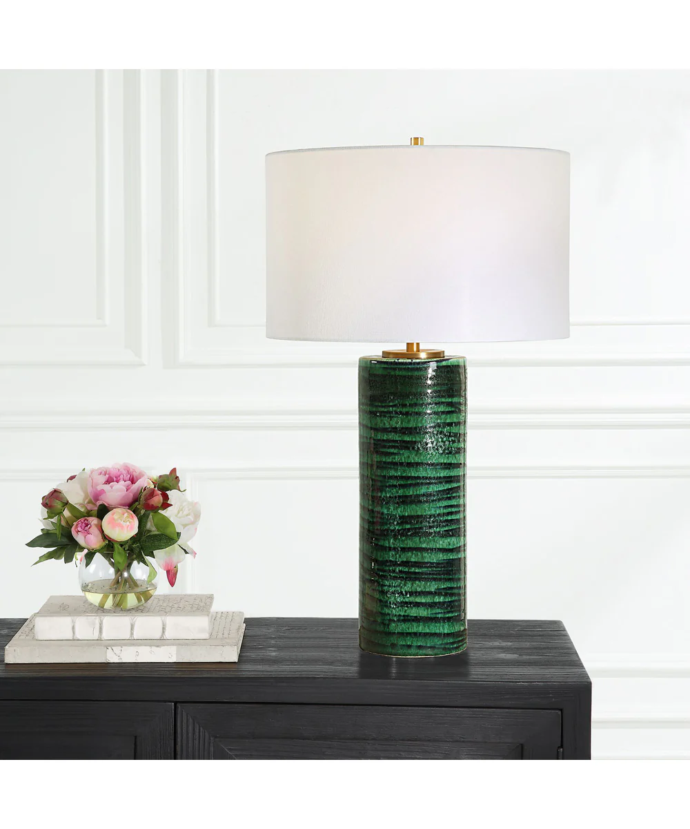 Galeno Emerald Green Table Lamp - Image 2
