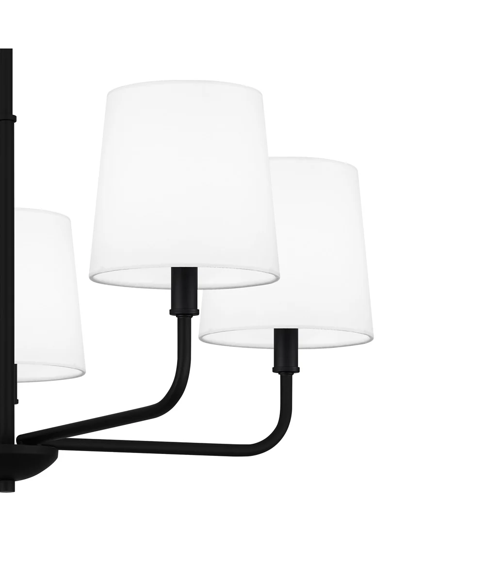 Gallagher 5-light Chandelier Matte Black - Image 5