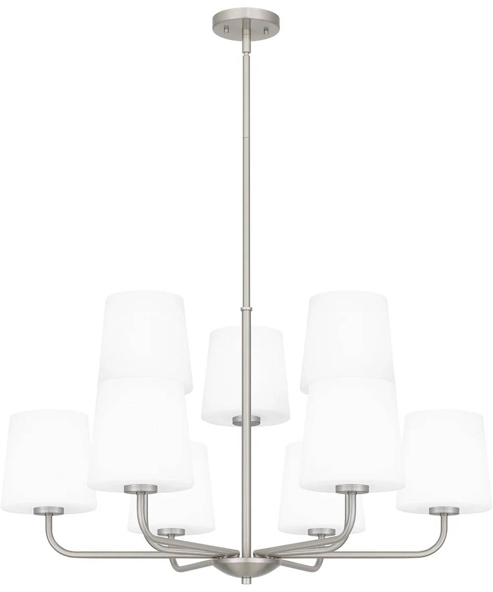 Gallagher 9-light Chandelier Brushed Nickel