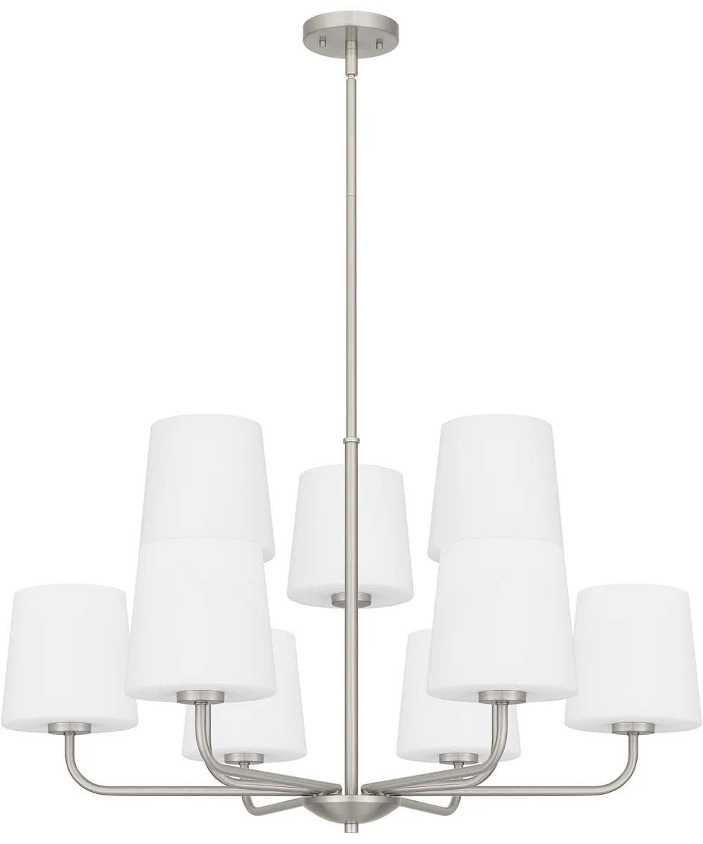 Gallagher 9-light Chandelier Brushed Nickel - Image 2