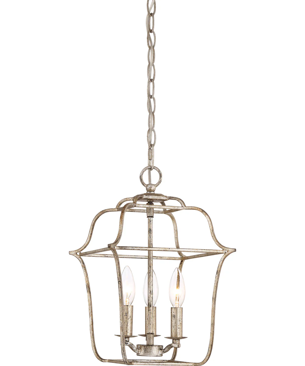 Gallery 3-light Pendant Century Silver Leaf - Image 2