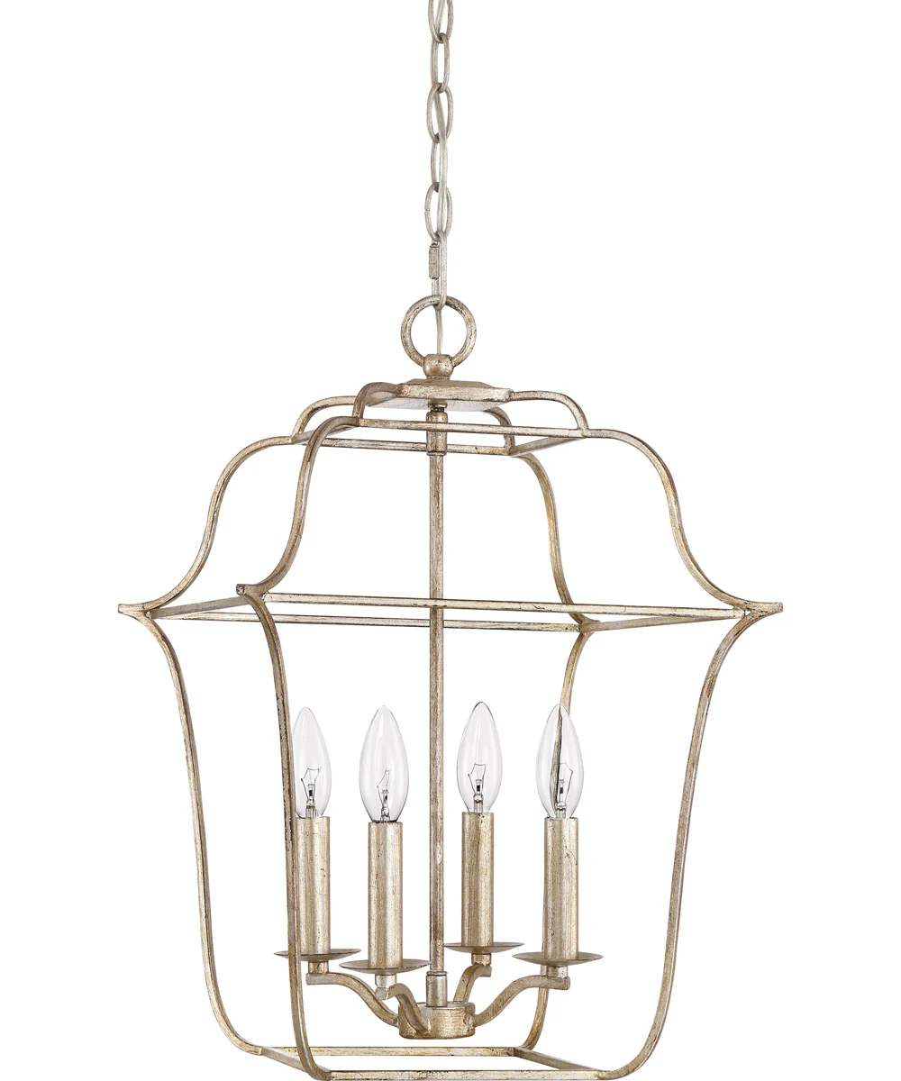 Gallery 4-light Pendant Century Silver Leaf - Image 3