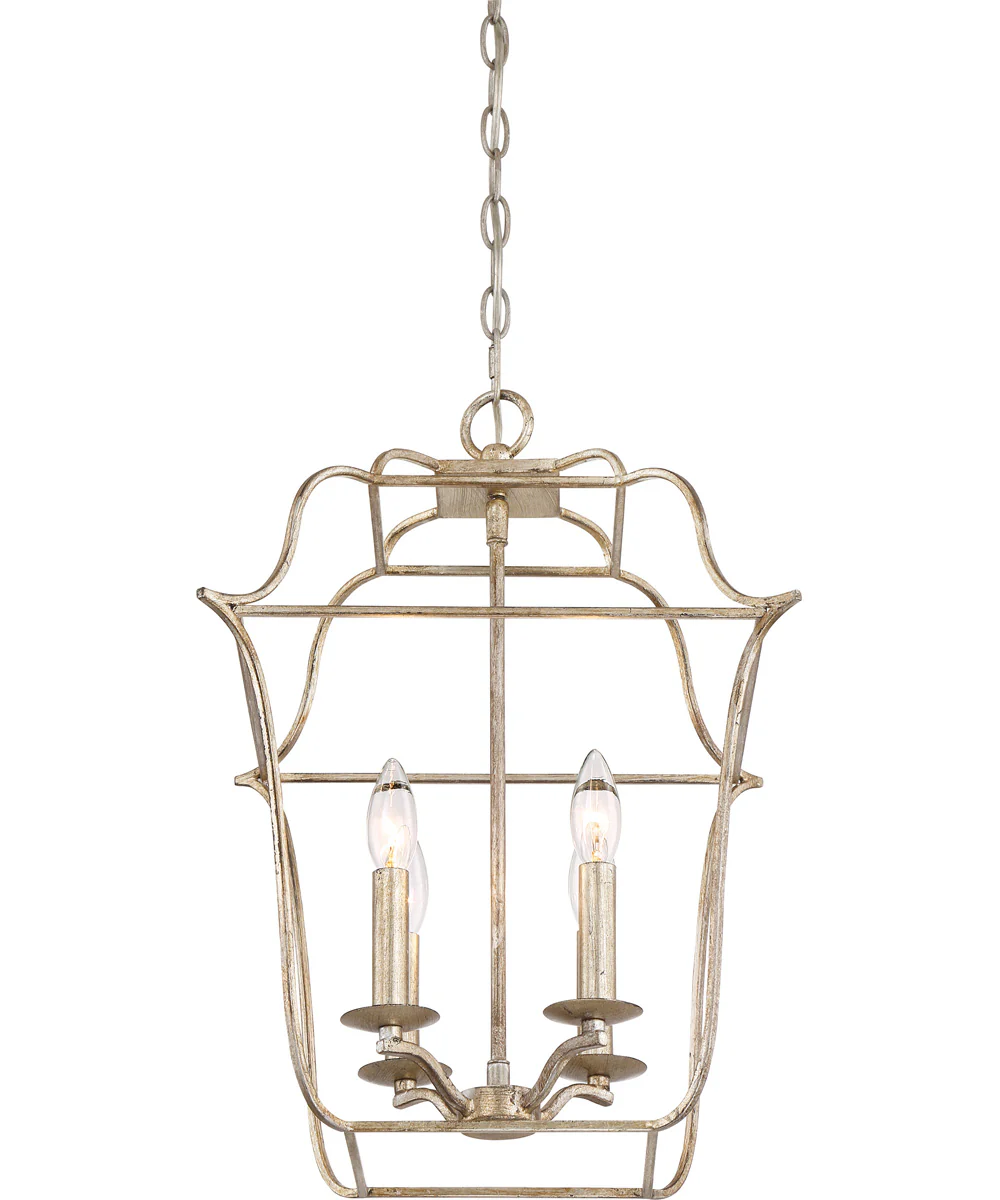 Gallery 4-light Pendant Century Silver Leaf - Image 5