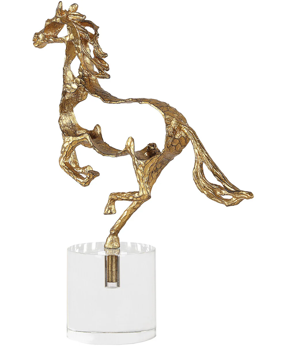 Gallop Gold Sculpture - Image 4