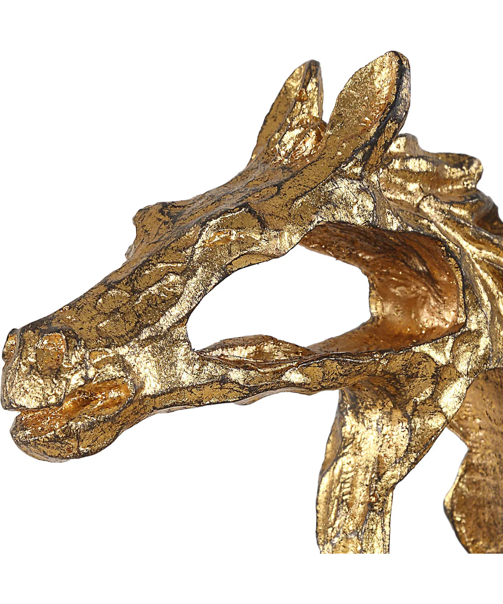 Gallop Gold Sculpture - Image 7