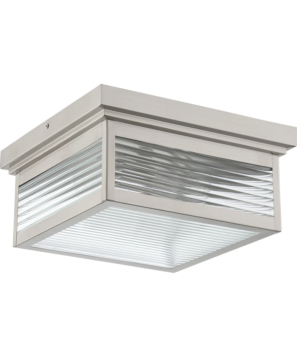 Gardner 2-light Flush Mount Stainless Steel - Image 3