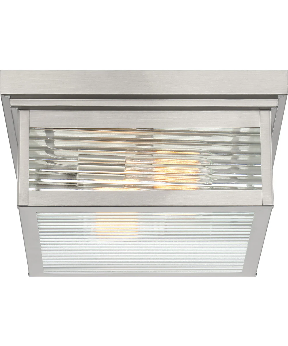 Gardner 2-light Flush Mount Stainless Steel - Image 4