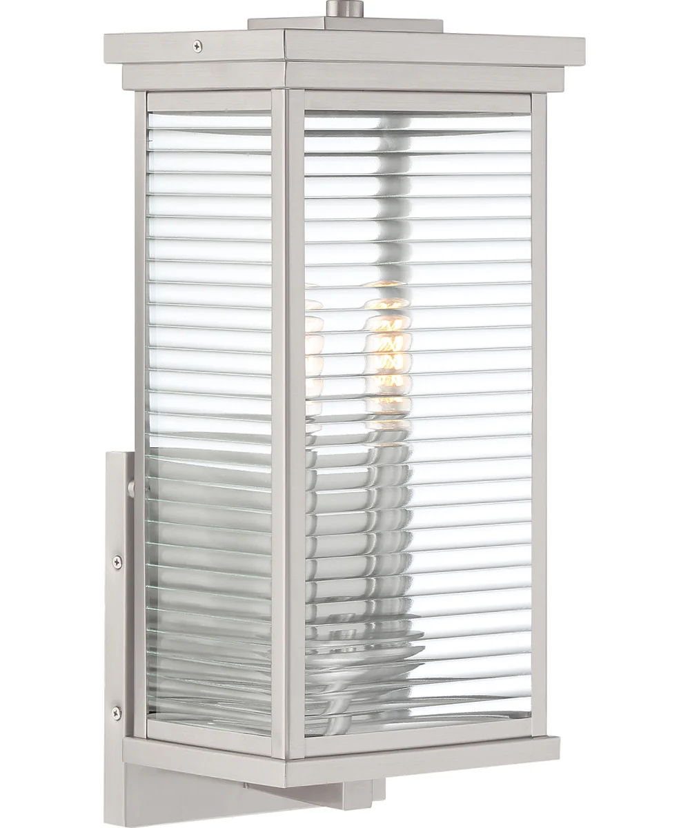 Gardner Large 2-light Outdoor Wall Light Stainless Steel - Image 2