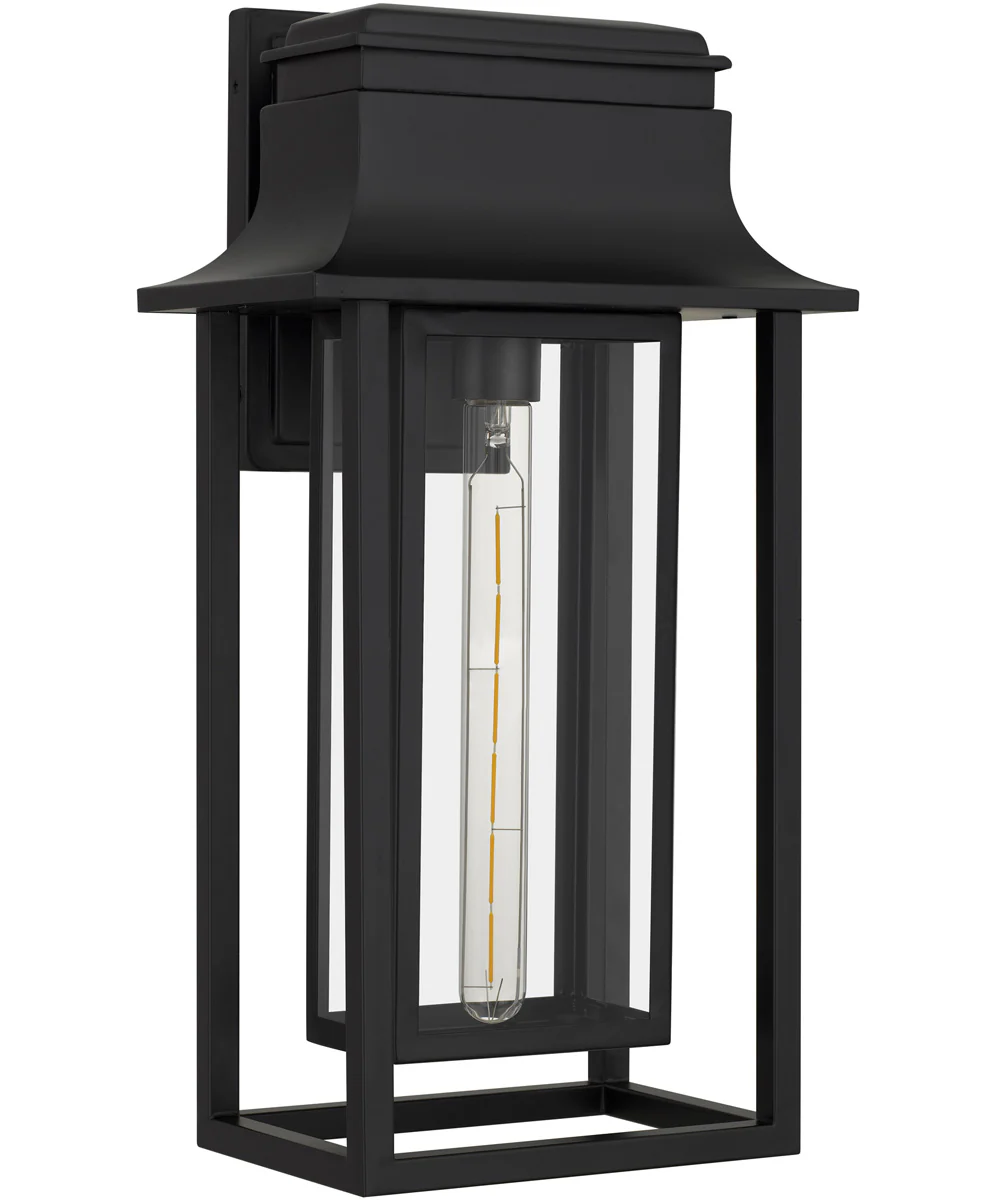 Garner 1-light Outdoor Wall Light Matte Black - Image 5