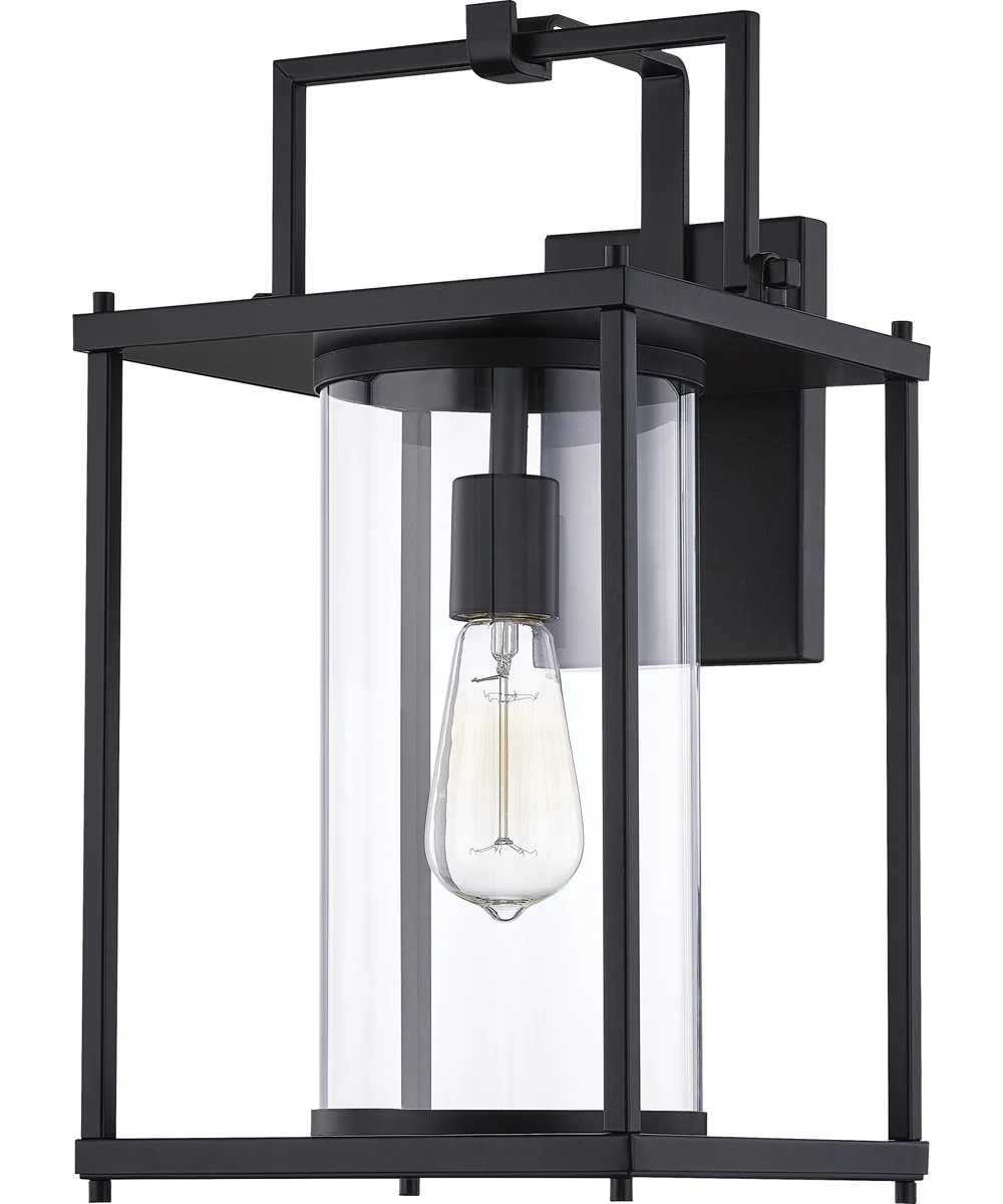 Garrett Large 1-light Outdoor Wall Light Matte Black - Image 3