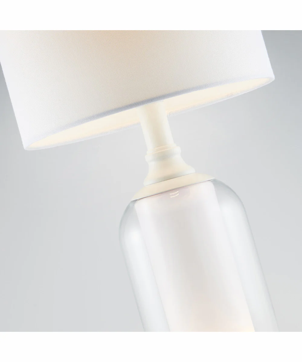 Garton 1-Light 2 Pack-Table Lamp With Nite White/White Shade - Image 2