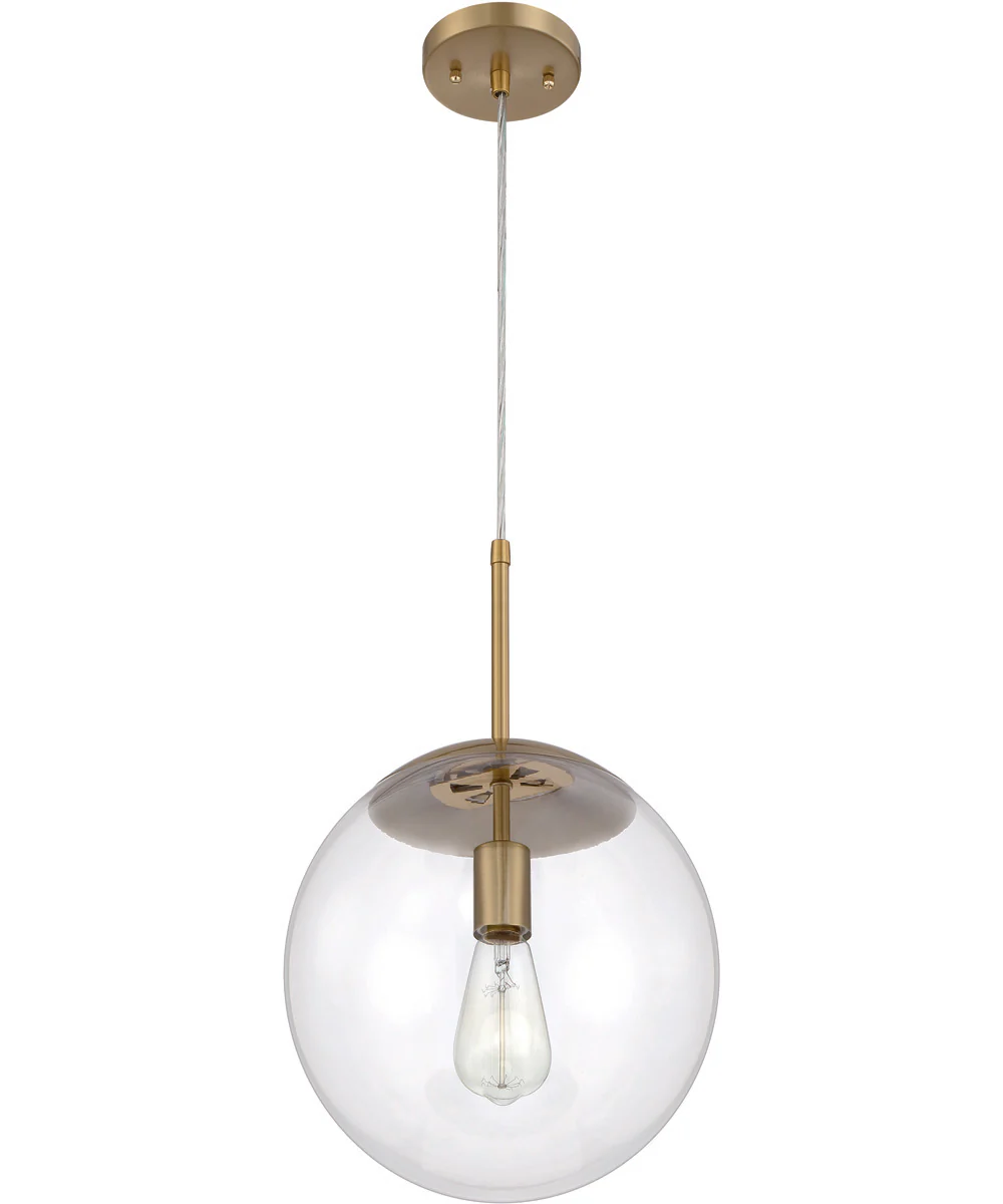 Gaze 1-Light Pendant Satin Brass - Image 4