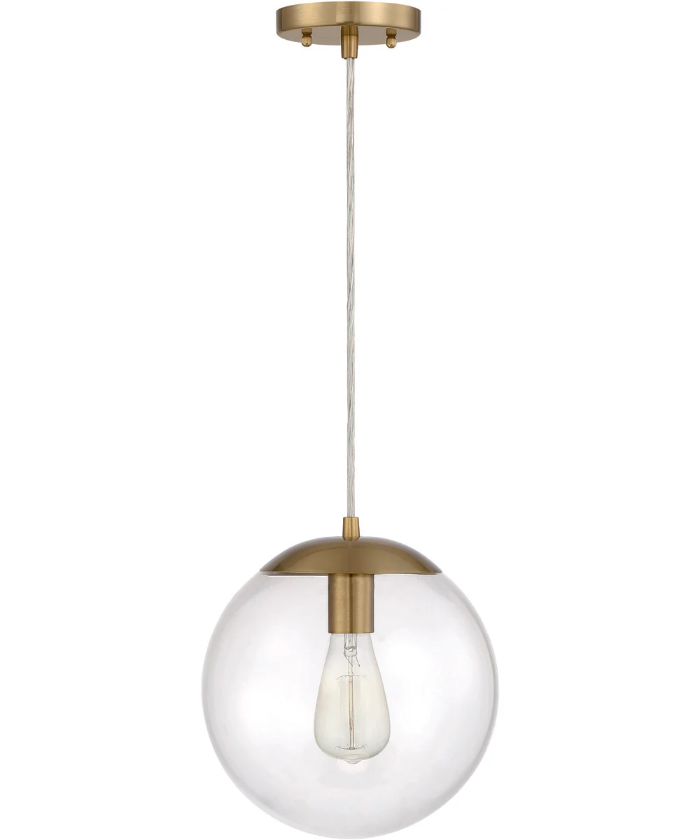 Gaze 1-Light Pendant Satin Brass - Image 3