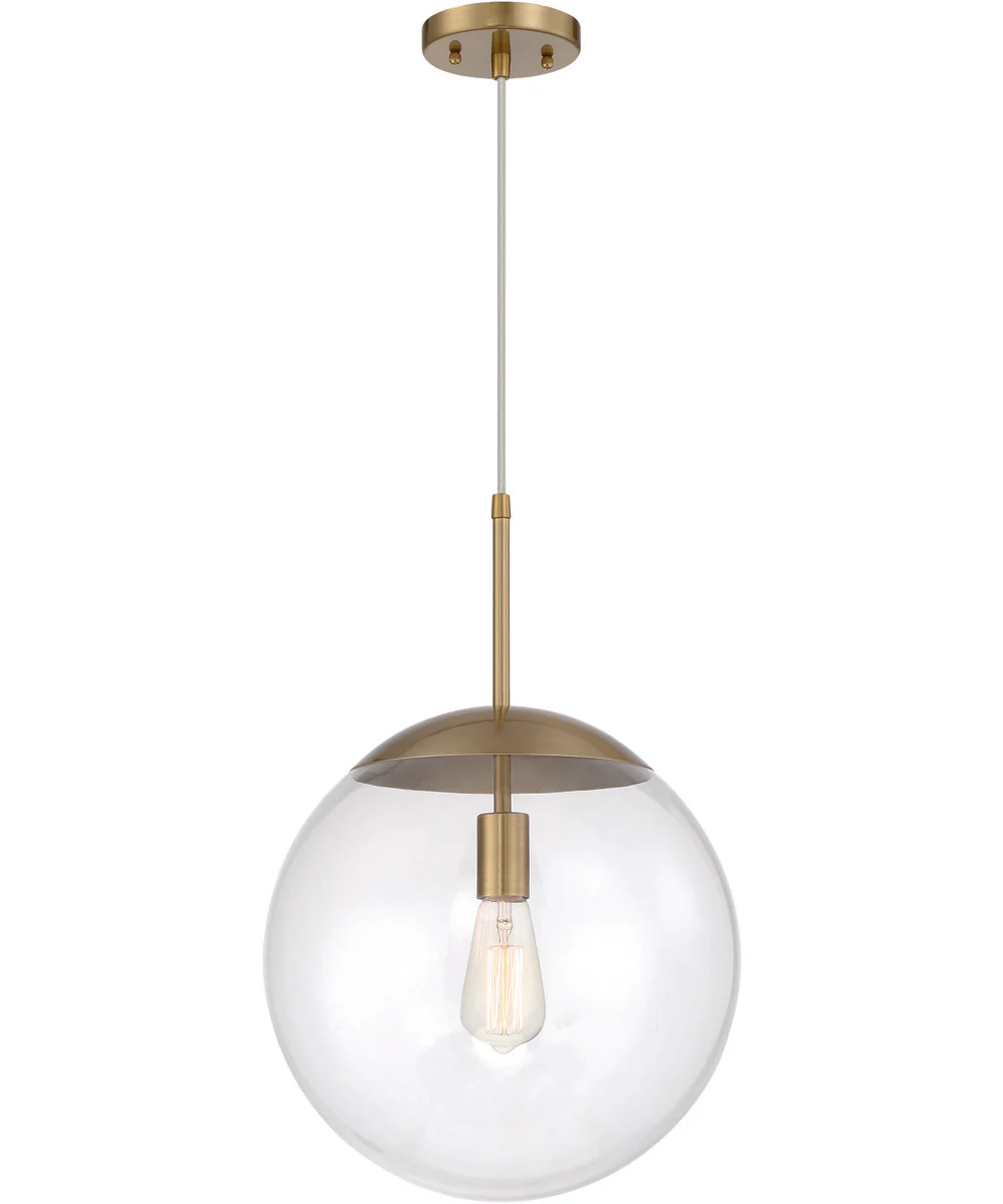 Gaze 1-Light Pendant Satin Brass - Image 2