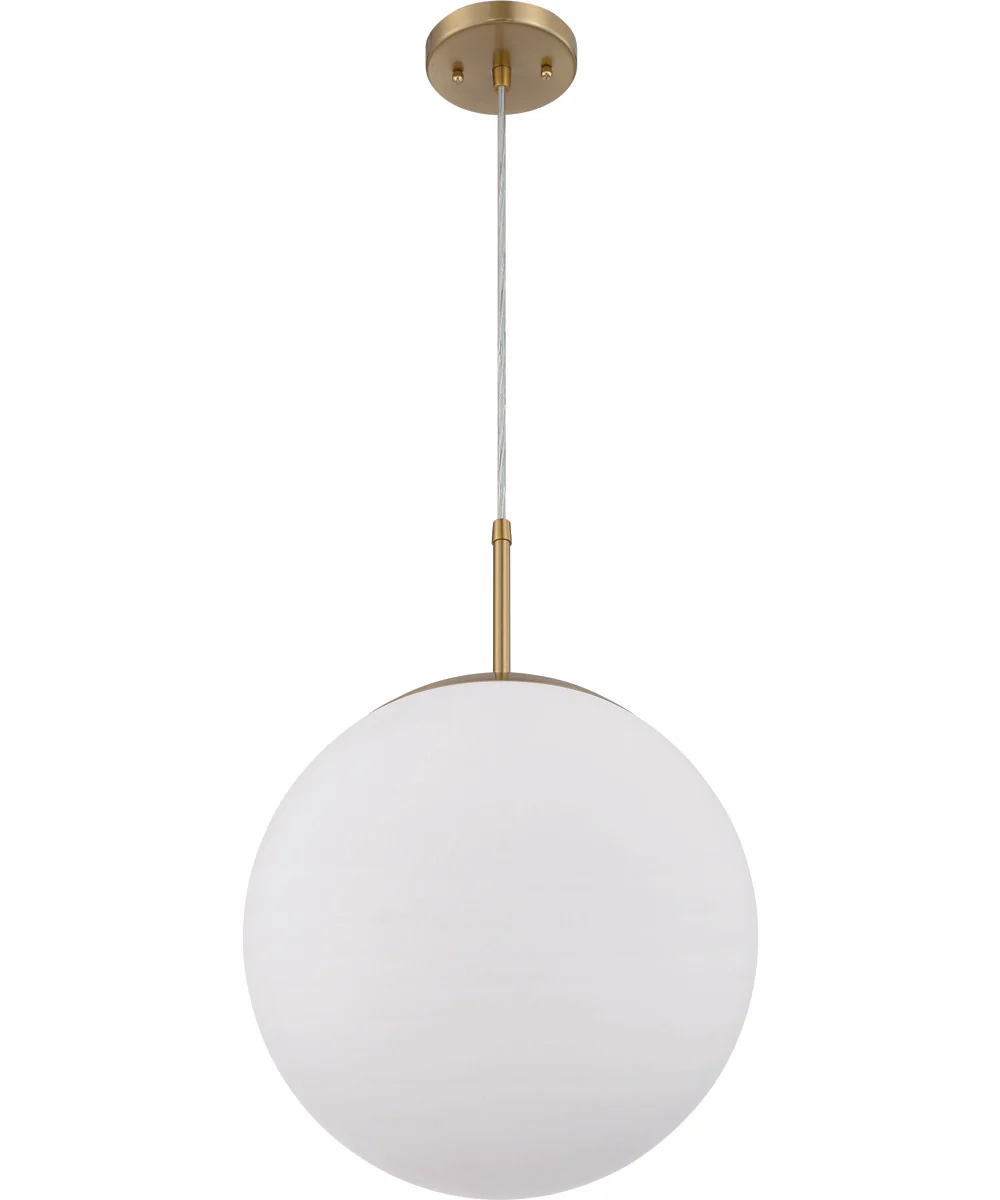 Gaze 1-Light Pendant Satin Brass - Image 4