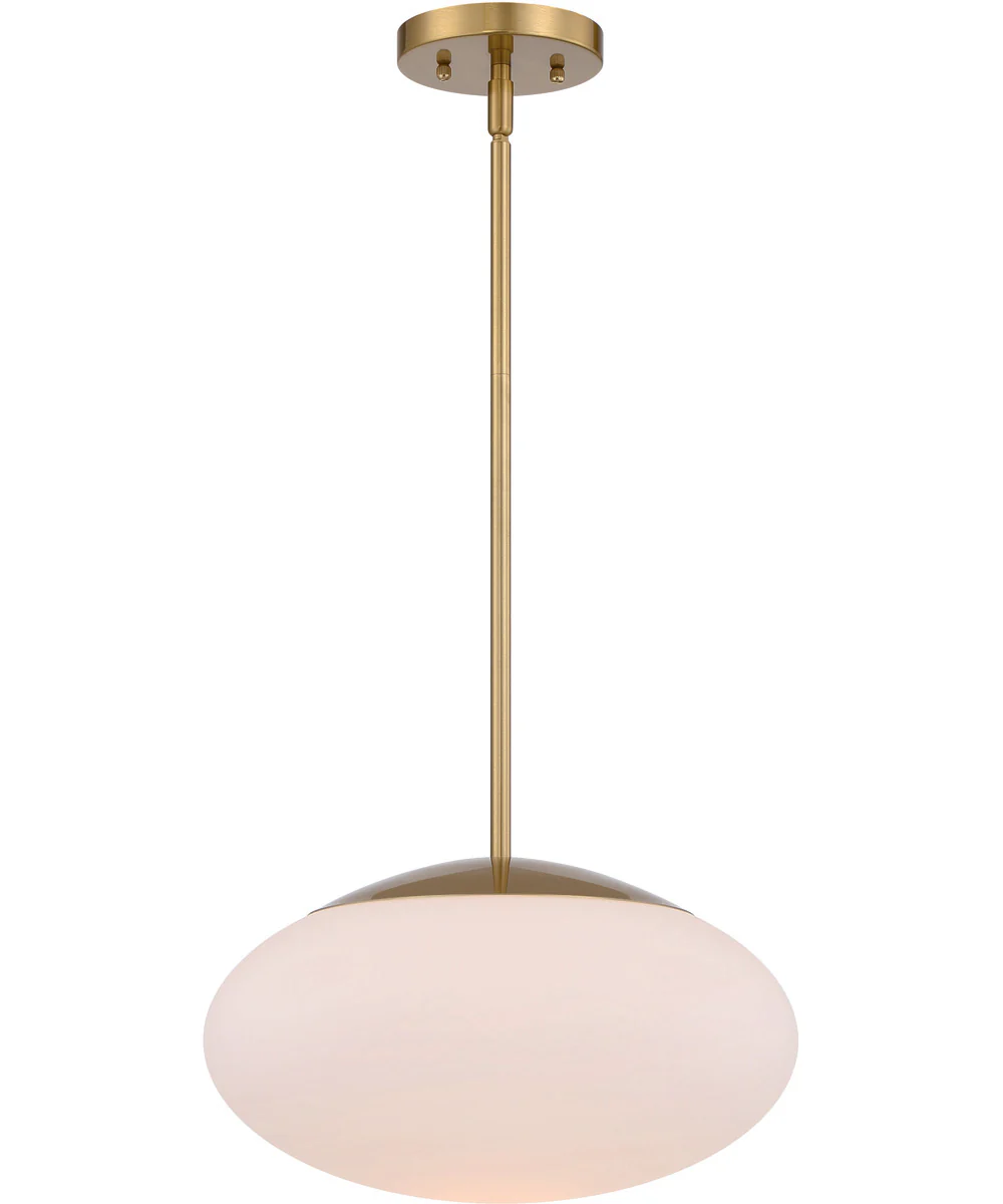 Gaze 1-Light Pendant Satin Brass - Image 2