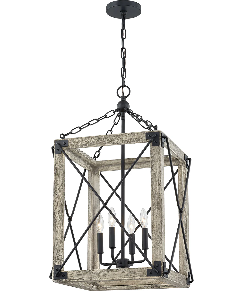 Gemma 4-light Pendant Matte Black - Image 2