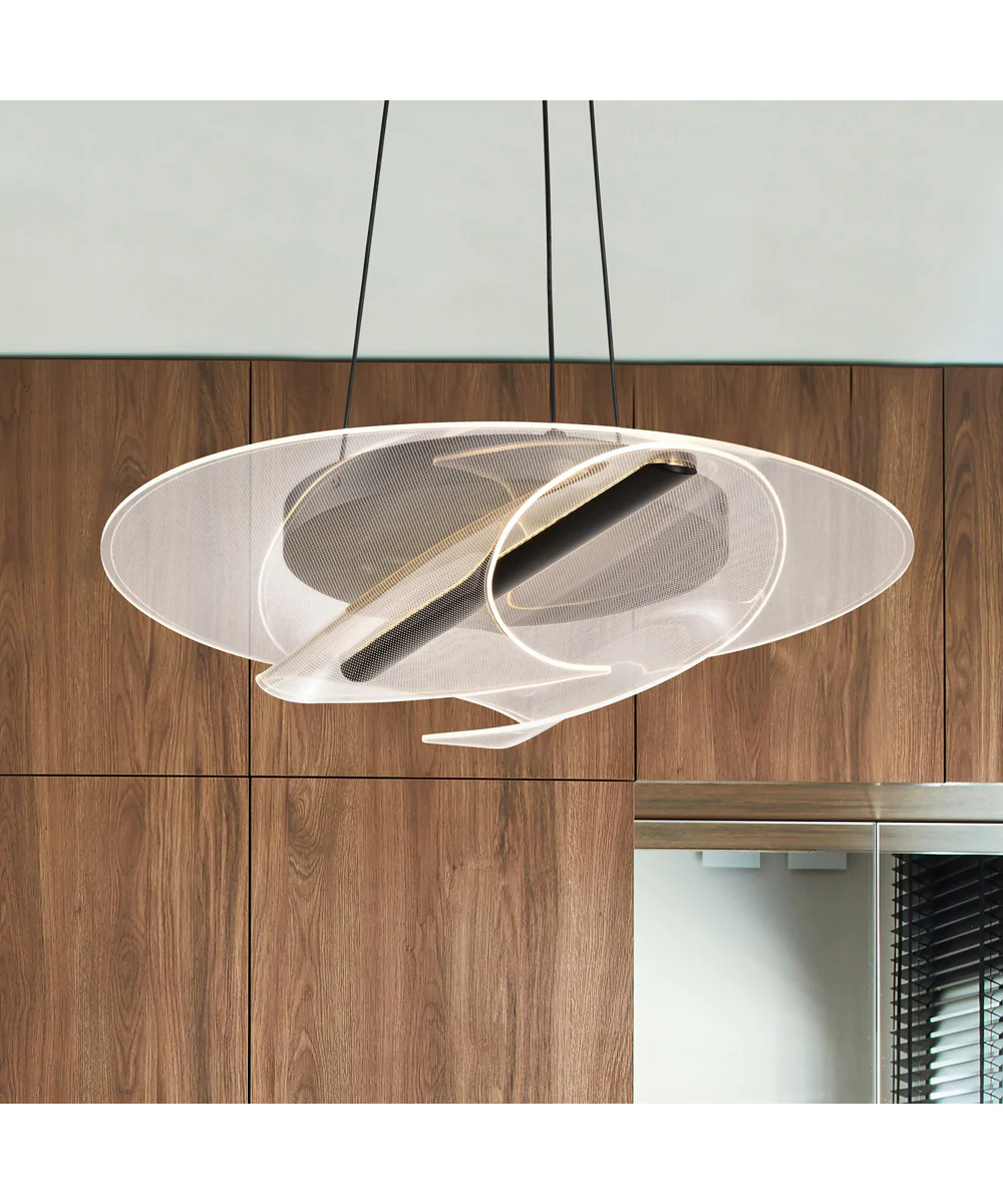 Geneva Pendant Matte Black - Image 3