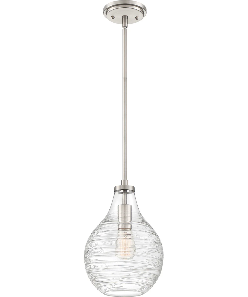 Genie Small 1-light Mini Pendant Brushed Nickel - Image 2
