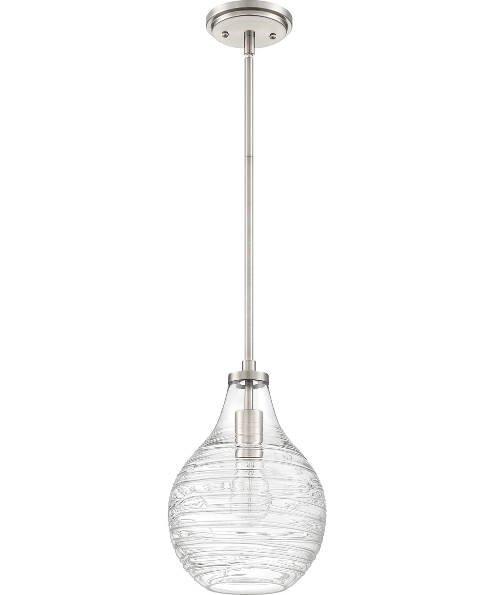 Genie Small 1-light Mini Pendant Brushed Nickel - Image 3