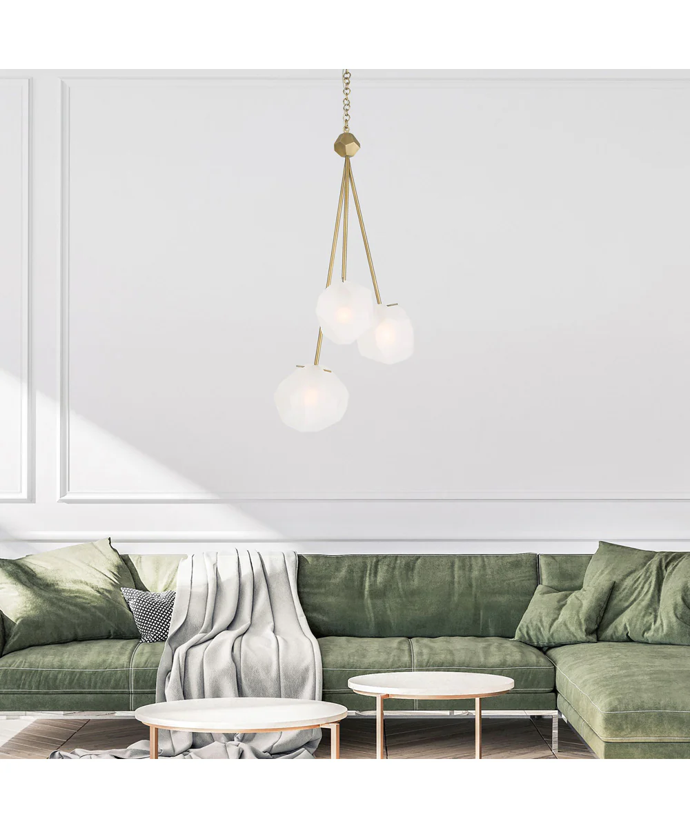 Geodesic 3 Light Pendant - Image 3