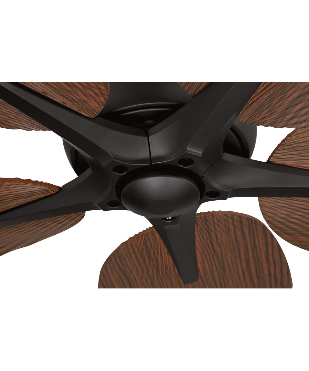 Getaway 52" 5-blade Outdoor Wet Rated Celing Fan Fan Flat Black - Image 7