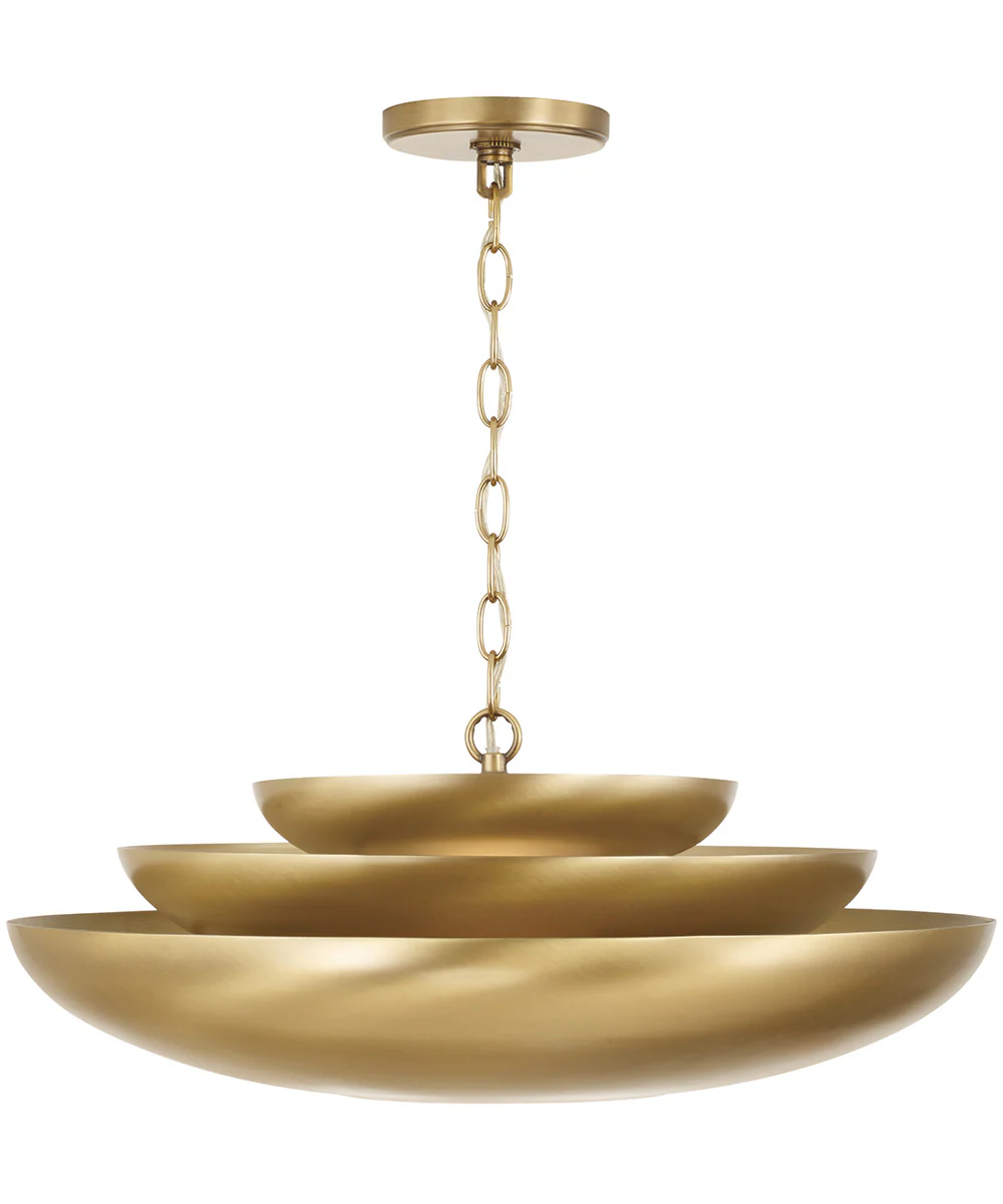 Gia 1-Light Pendant Aged Brass - Image 2