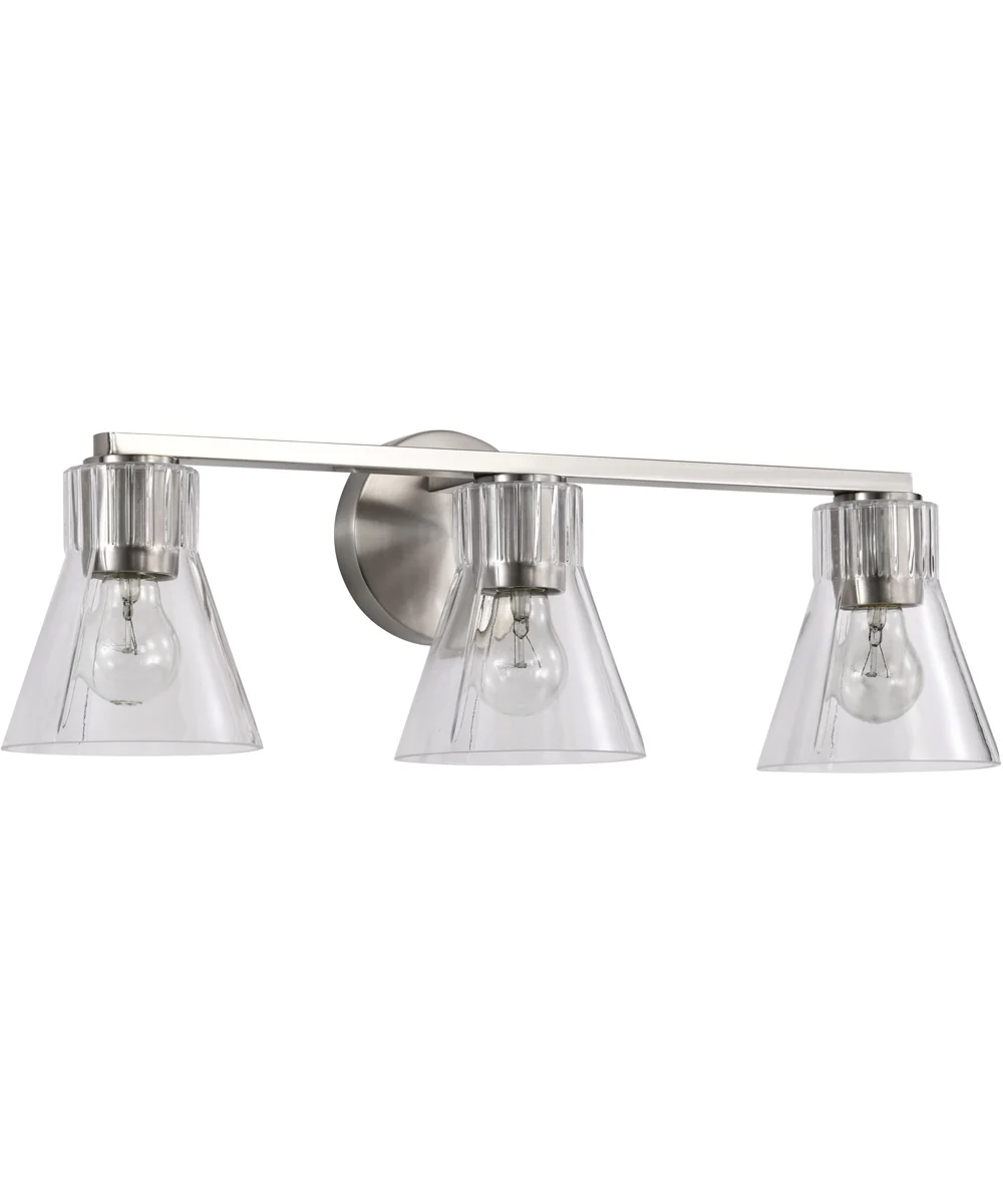 Gianna 3-Light Vanity & Wall Brushed Nickel